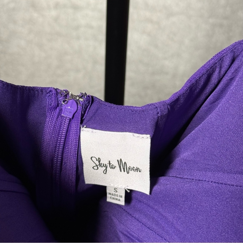 Chic Purple Women's Prom Dress - Picture 3 of 4